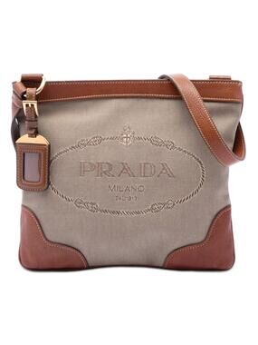 Prada Canvas Canapa Logo Crossbody Pre- #308388P53B